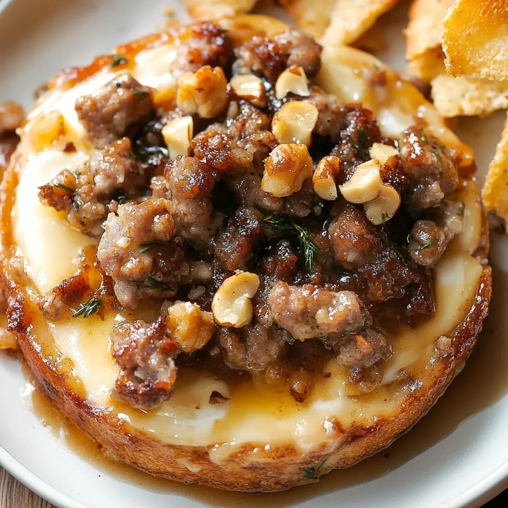A plate of food with a baked dish and bread.
