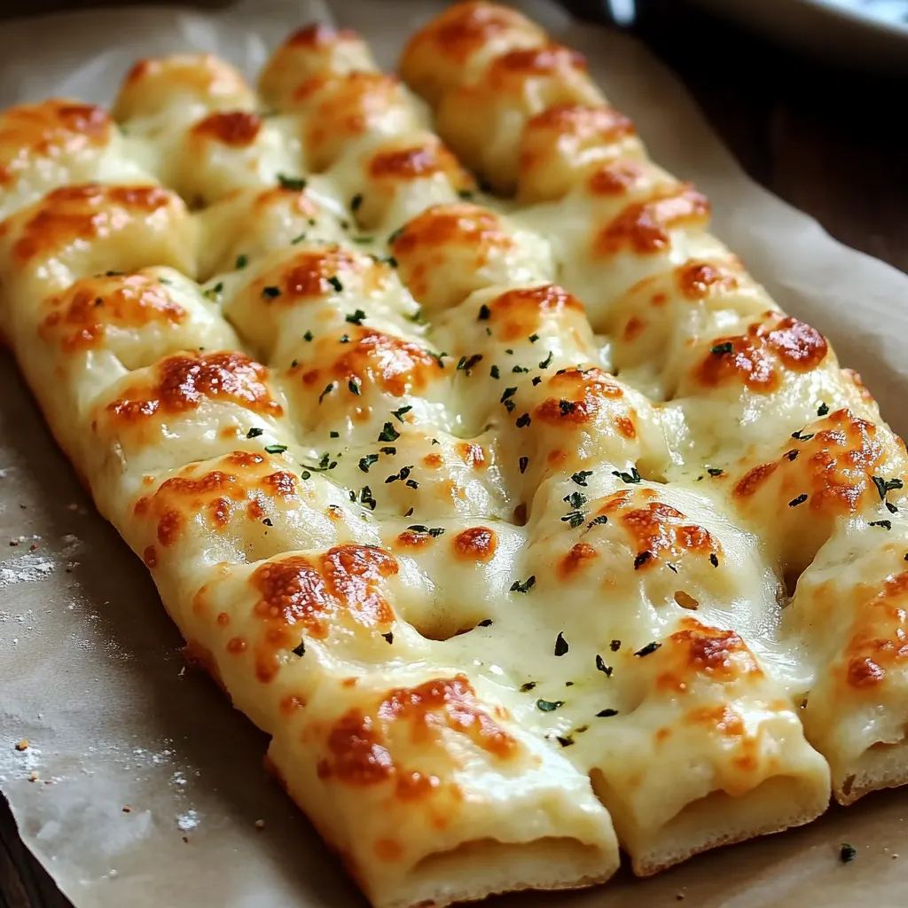 A cheese and herb pizza on a paper towel.