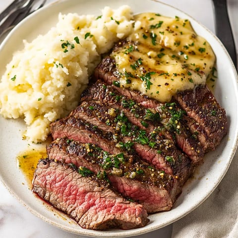 Juicy Air Fryer Steak with Garlic Butter