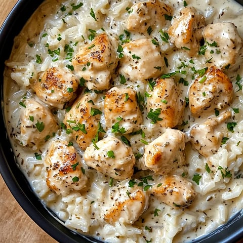 Cozy Creamy Herb Chicken with Rice