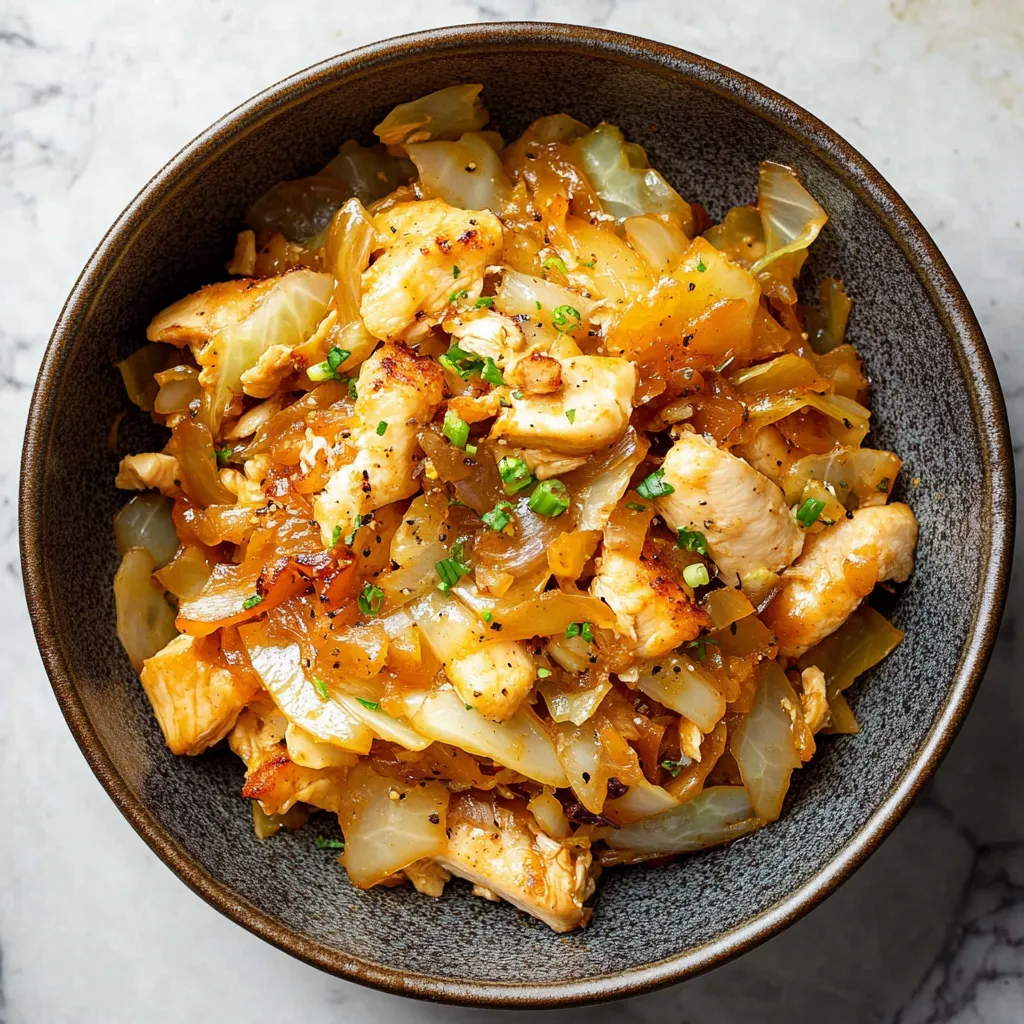 Tasty Chicken and Cabbage Stir Fry