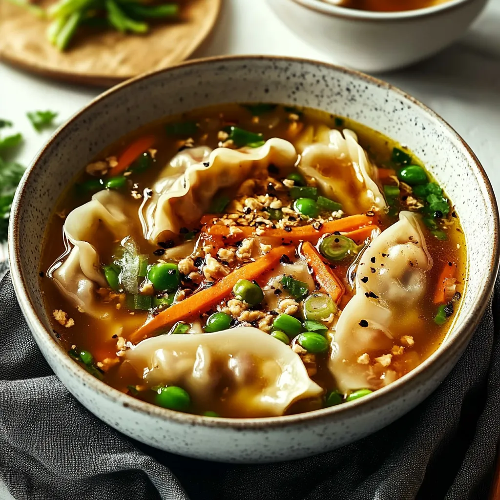 Potsticker Soup Dish