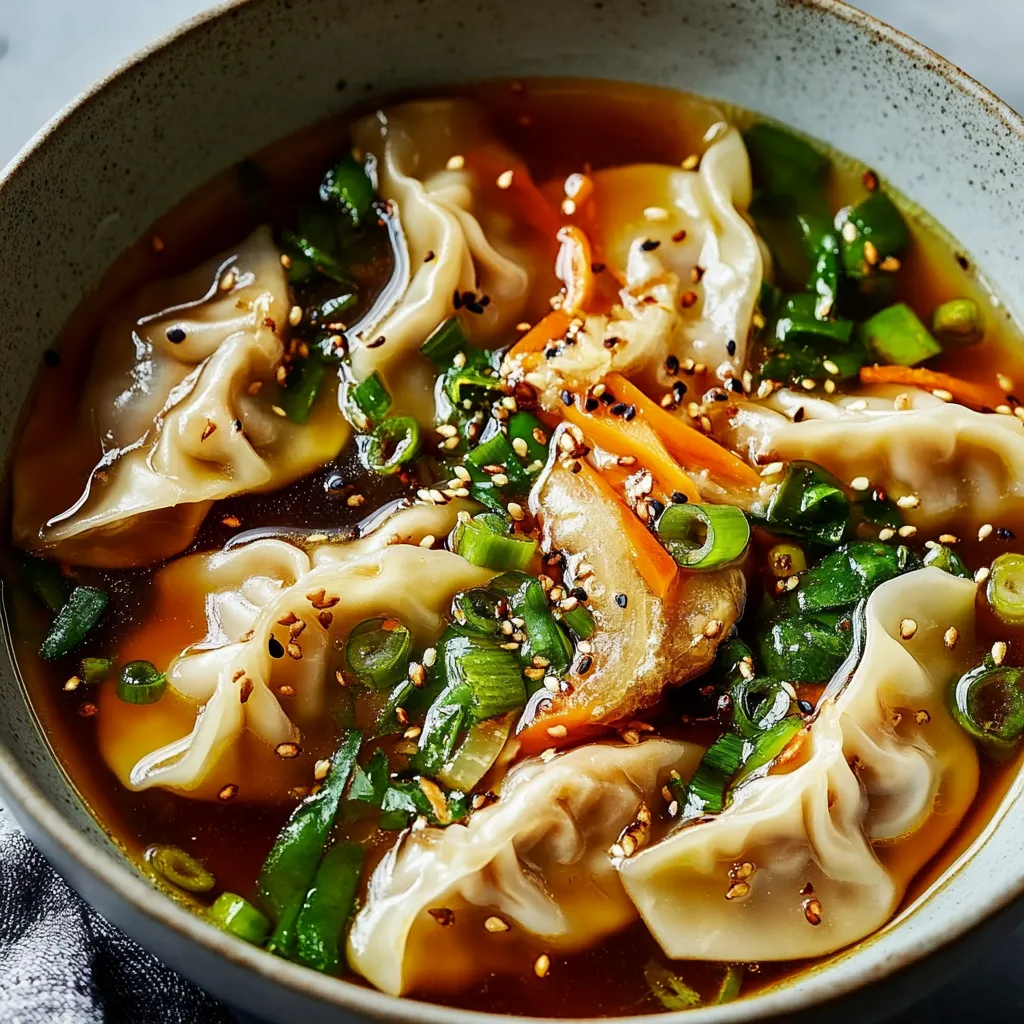 Delicious Potsticker Soup