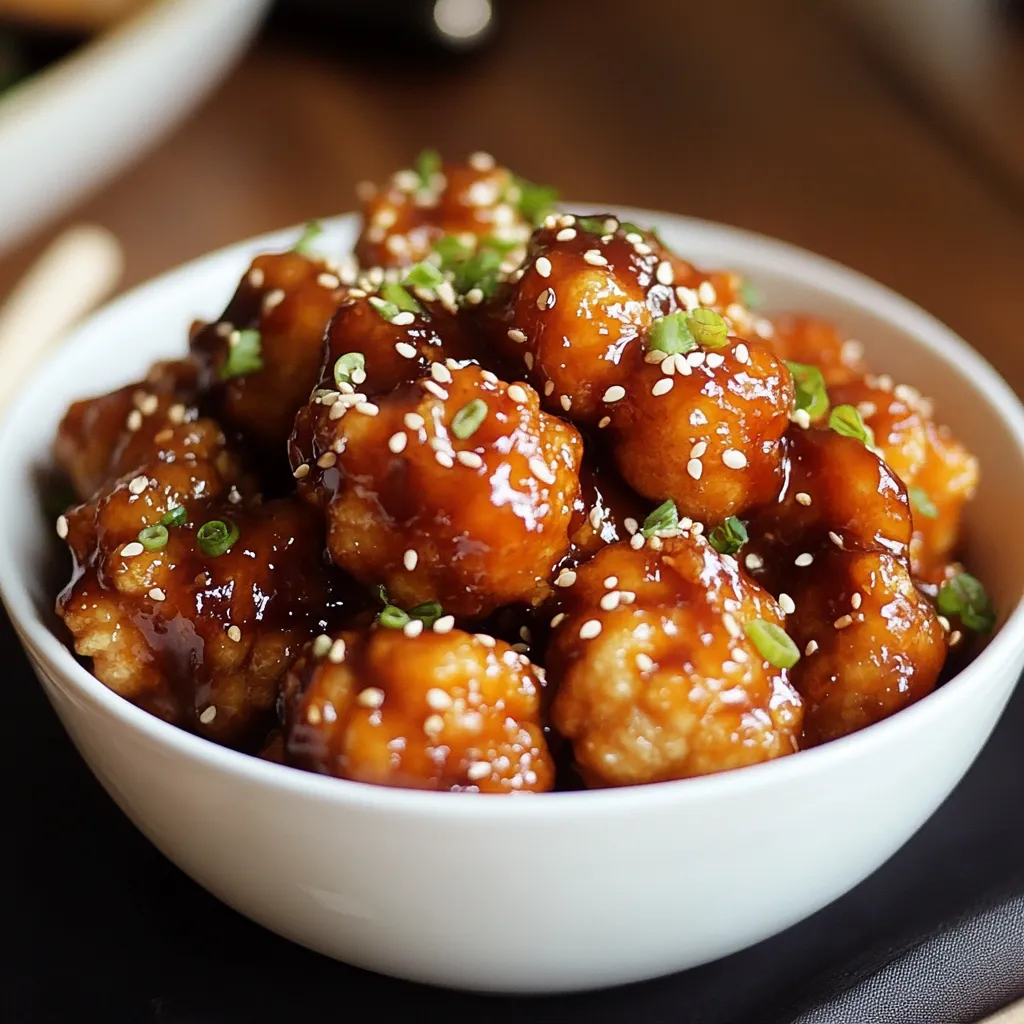 Sticky Sesame Cauliflower