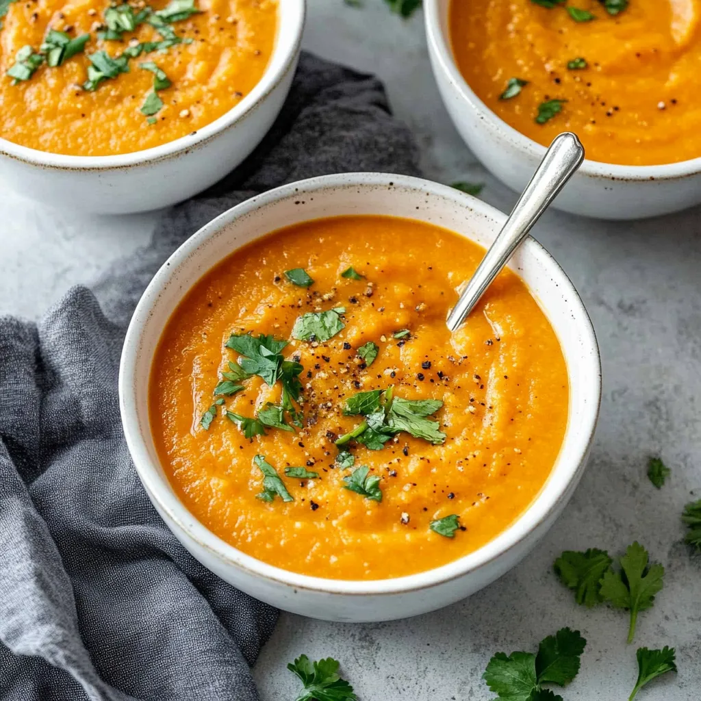Comforting Carrot Ginger Soup