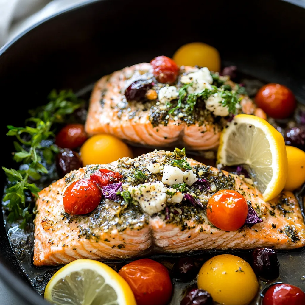 Easy Mediterranean Salmon Recipe