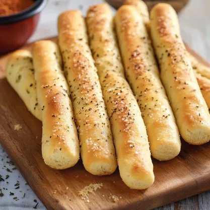 Fluffy Homemade Breadsticks