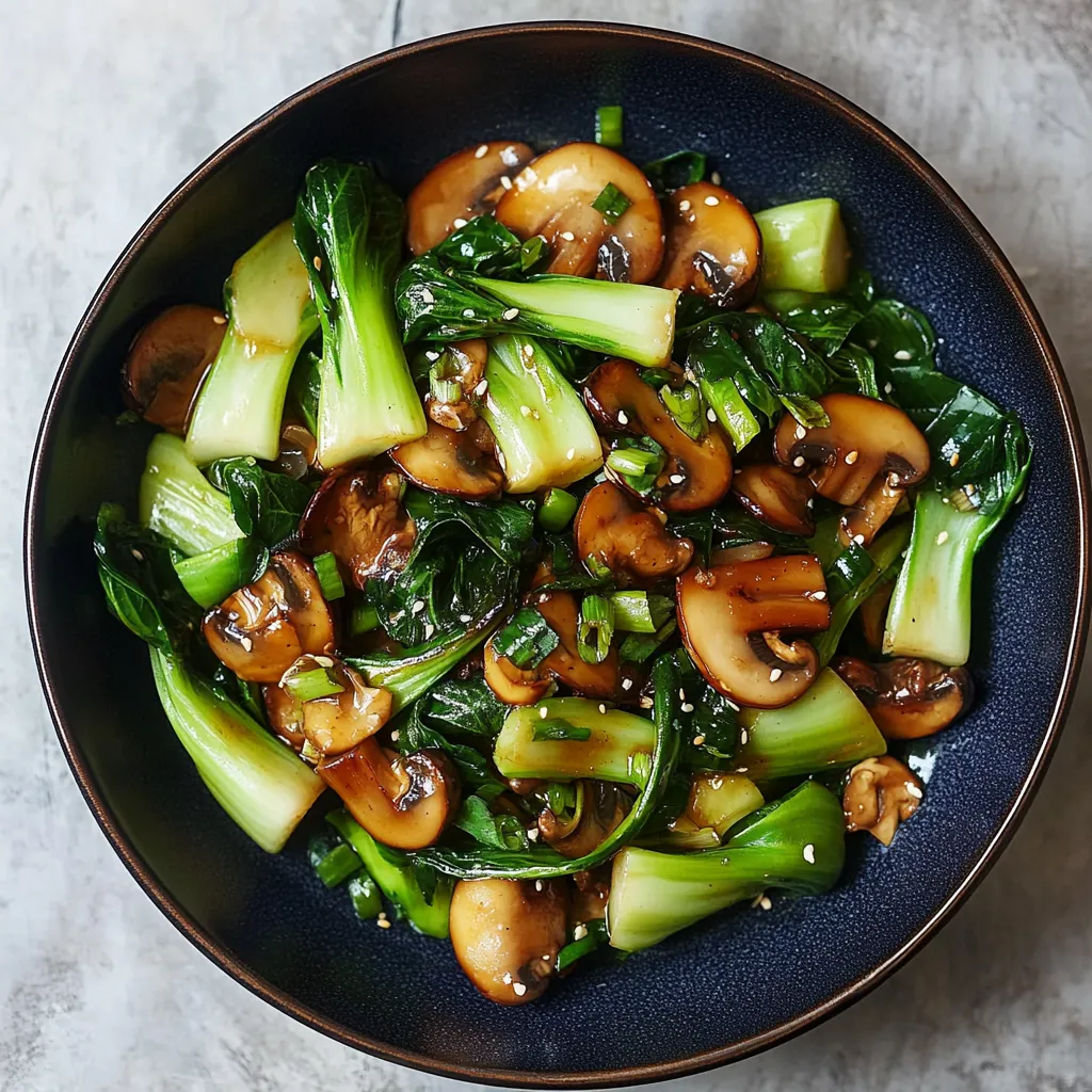 Flavorful Bok Choy and Shiitake Mushroom Stir-Fry