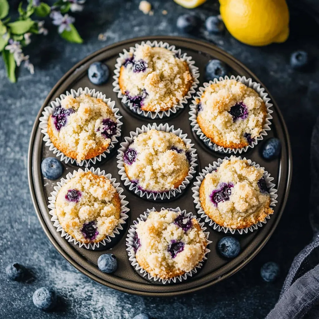 Succulent Sourdough Blueberry Muffins