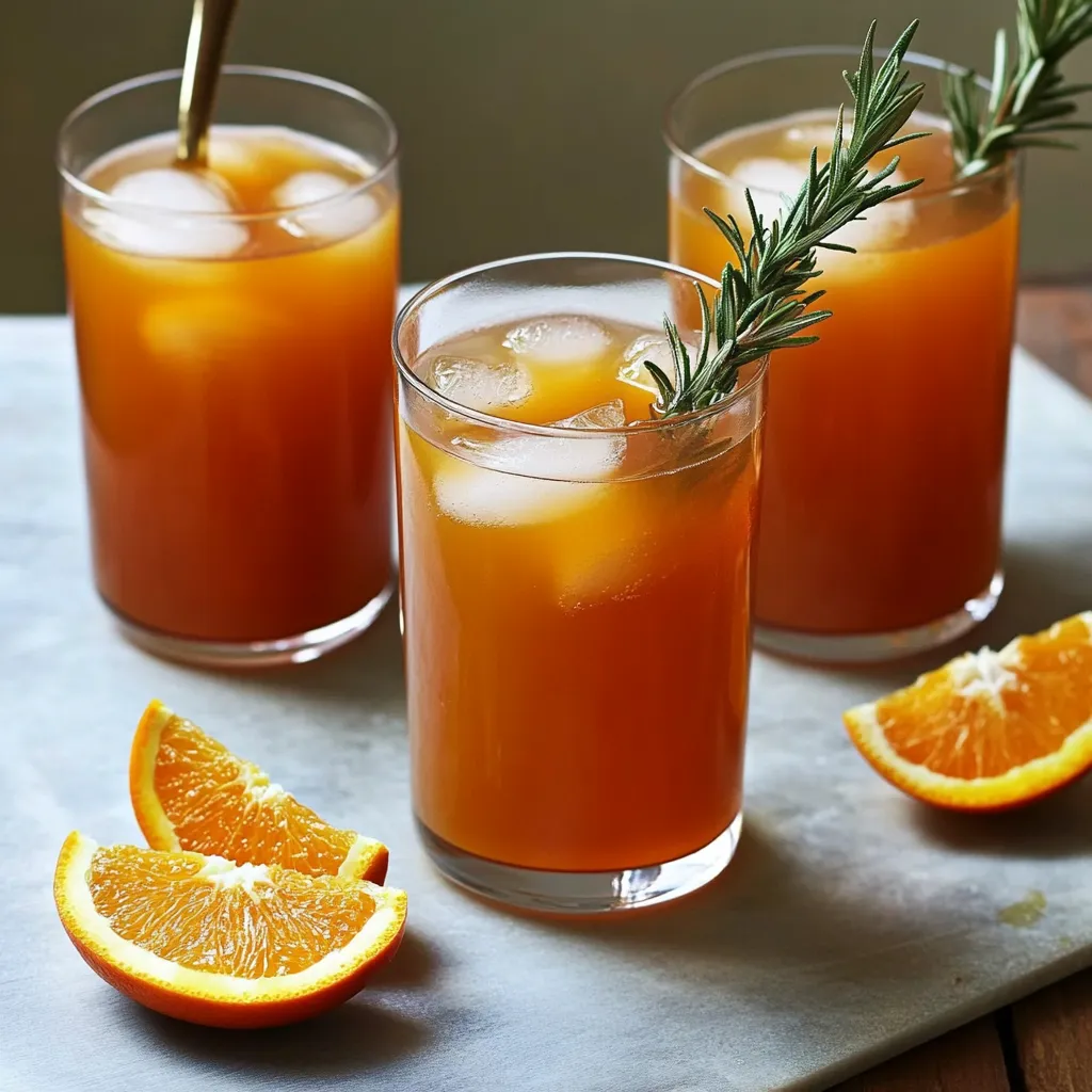 Citrus and Herb Iced Tea