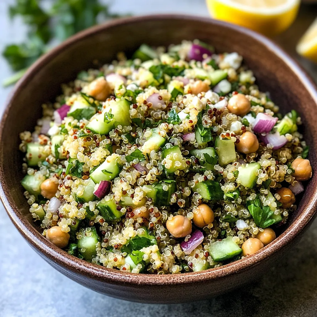 Jennifer Aniston Salad with Quinoa and Fresh Herbs