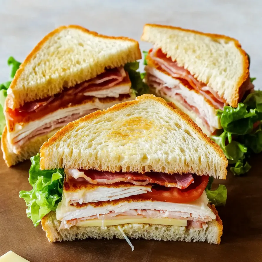 Two sandwiches with lettuce and tomato.