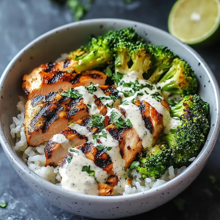 A hearty bowl of rice, chicken, and vegetables.