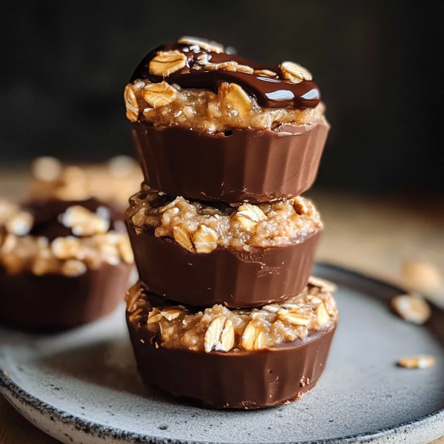 Three chocolate cakes with nuts on top.