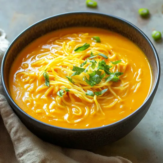 A bowl of soup with noodles and peas.
