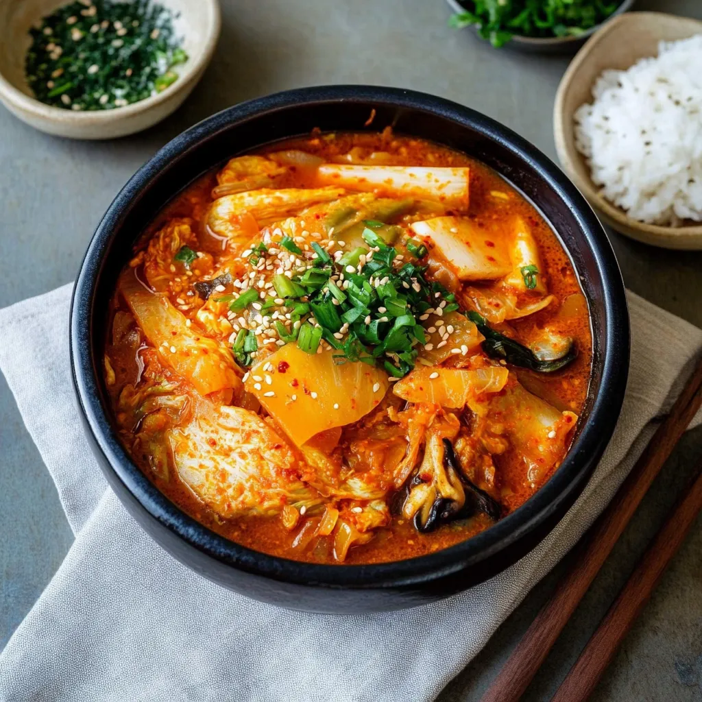 A bowl of soup with vegetables and rice.
