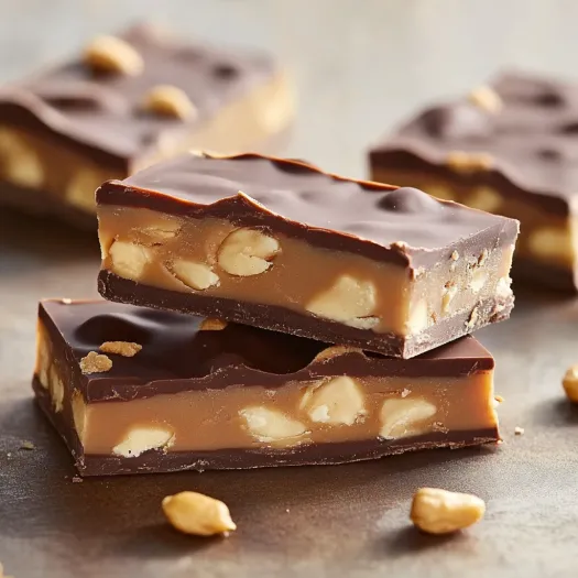 A close up of a chocolate bar with nuts.