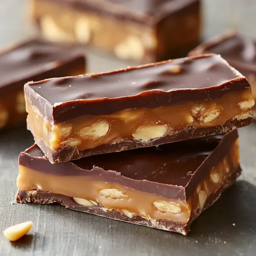 A close up of a chocolate bar with nuts.
