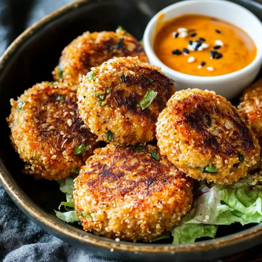 A bowl of food with a sauce in it.