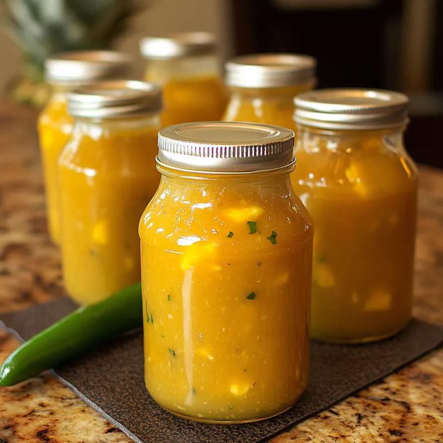 Jars of food on a table.