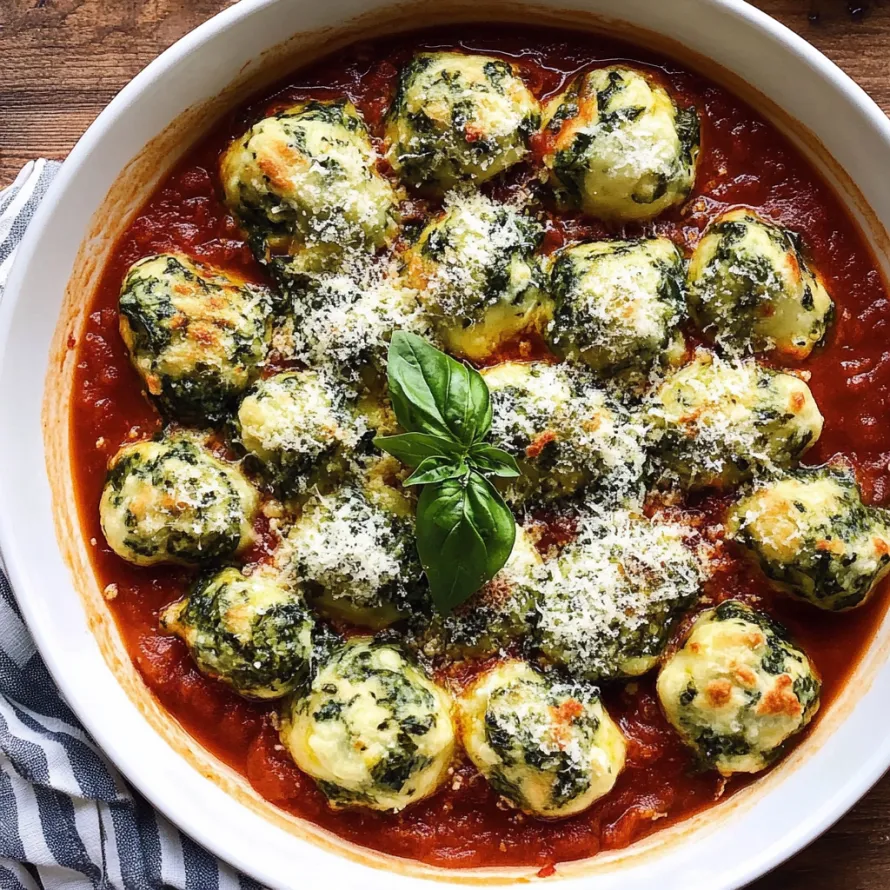A plate of food with cheese and spinach.