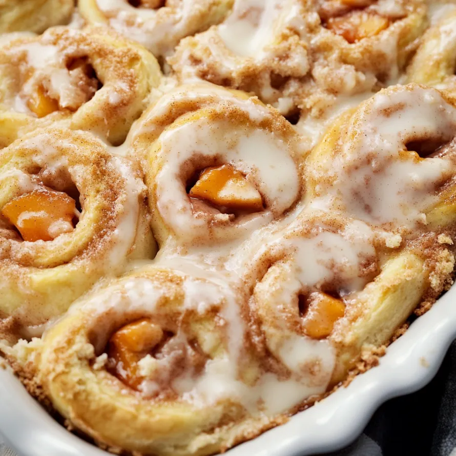 A white bowl filled with a dessert.