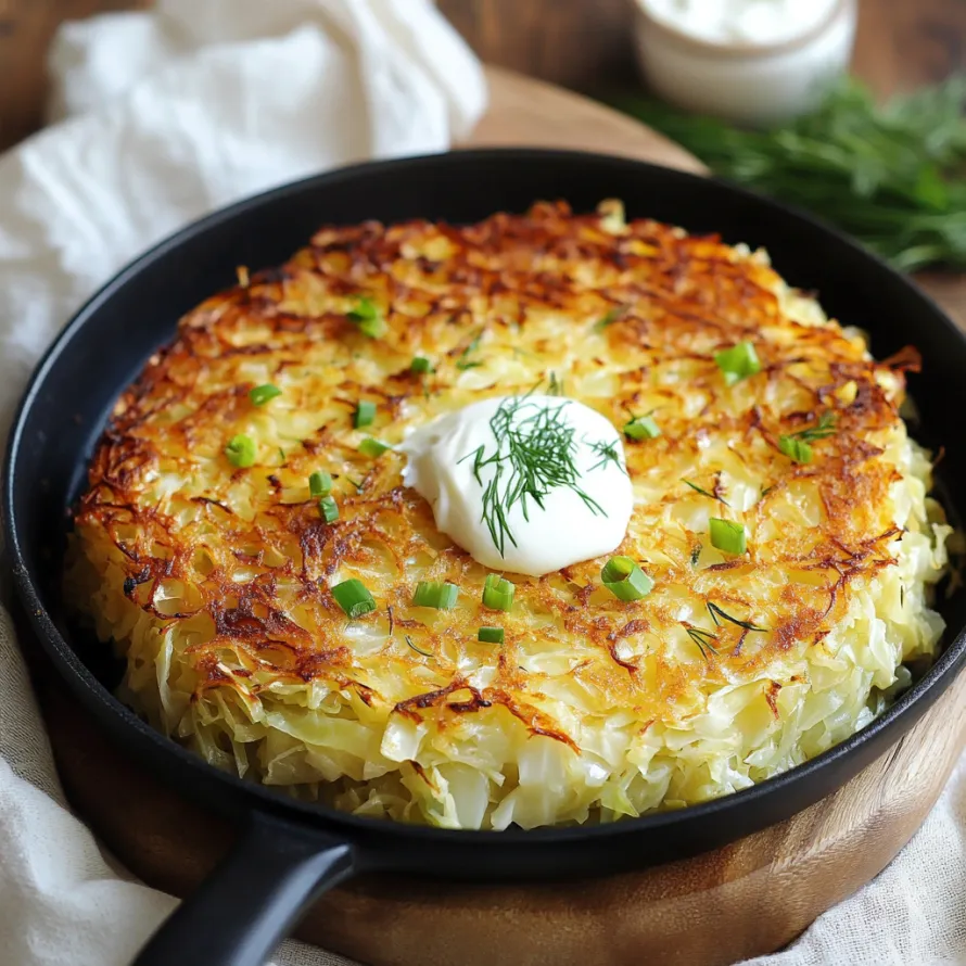 A pan of food with a dollop of sour cream on top.