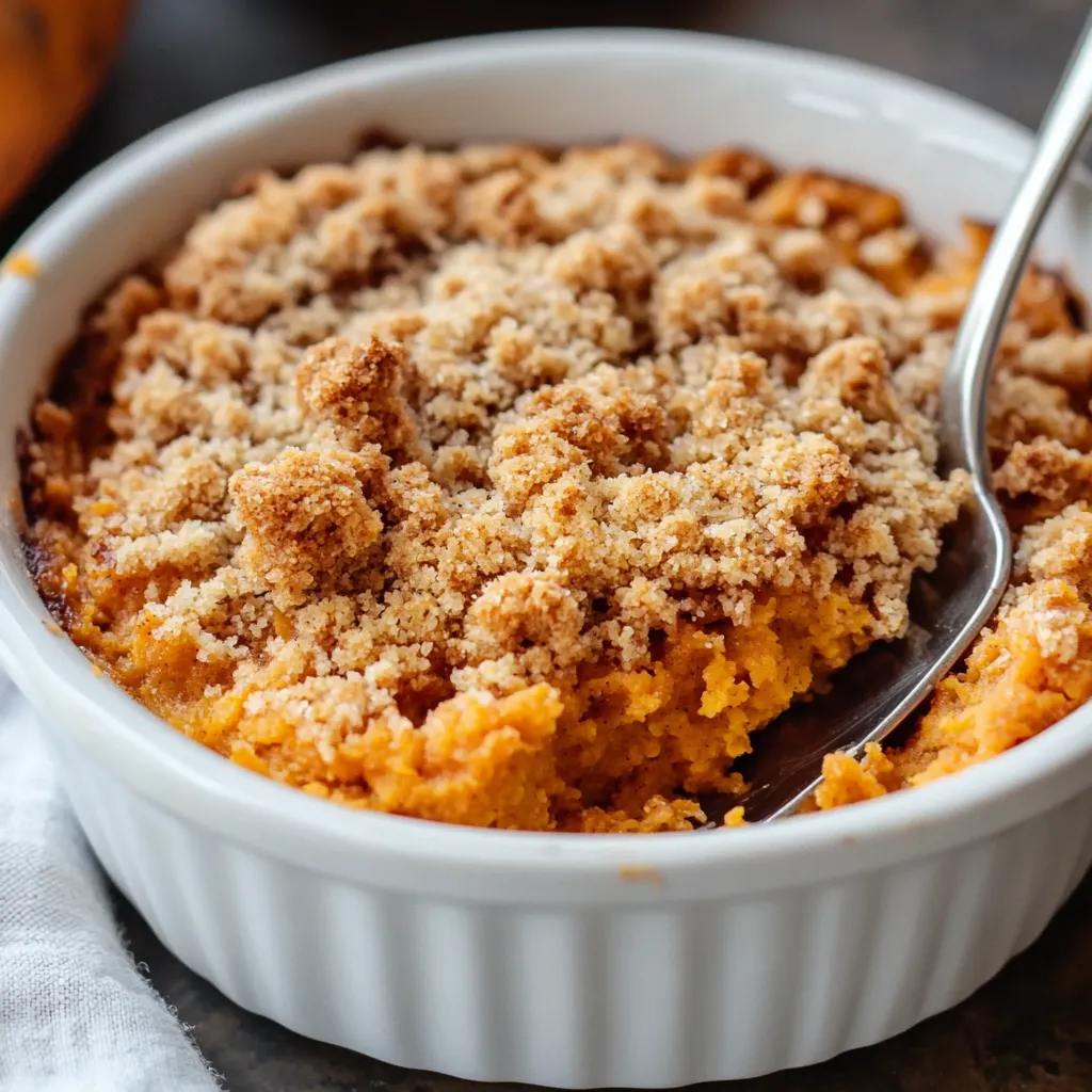 A bowl of food with a spoon in it.