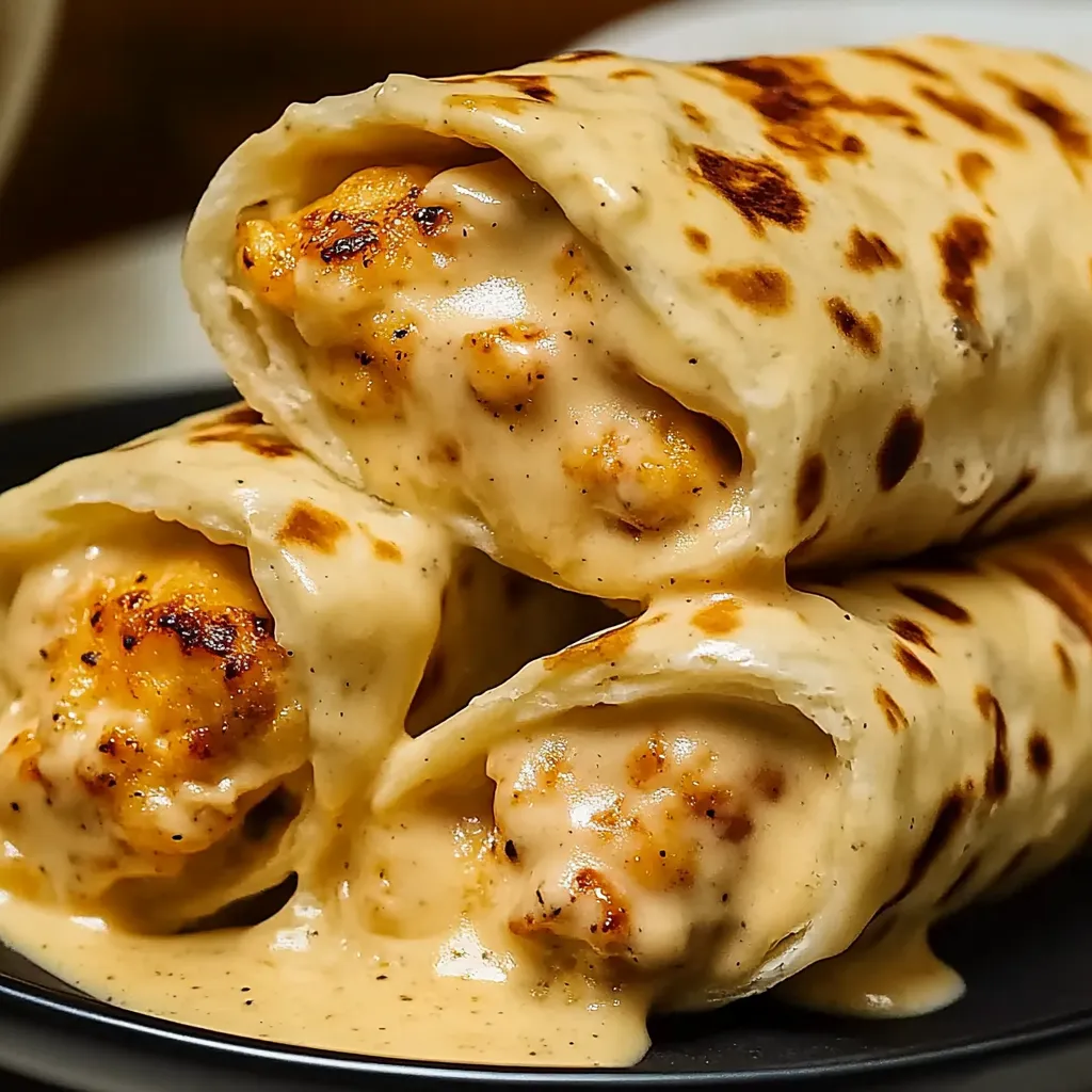 A tasty dish with sauce on a plate.
