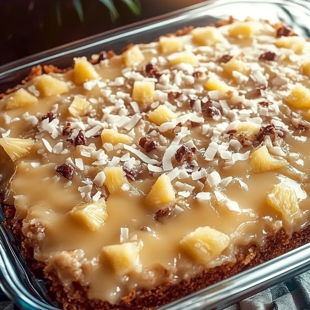 Pineapple Coconut dessert