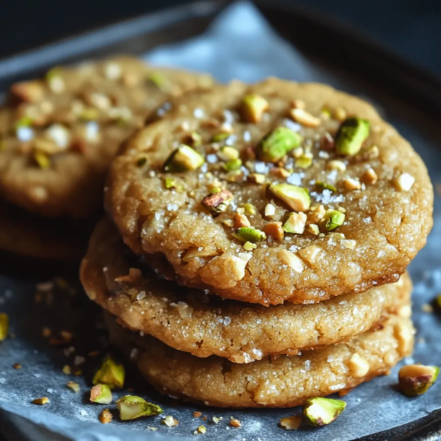A plate of cookies with almonds on top.