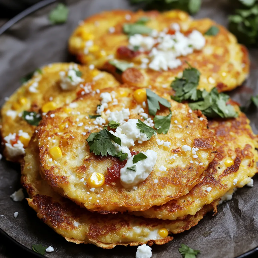 A plate of food with cheese and corn on top.
