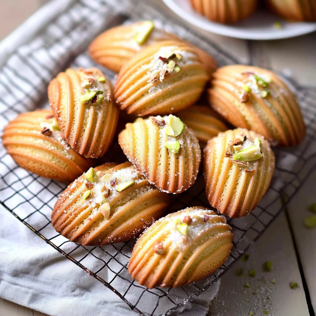 A basket of cookies with almonds on top.
