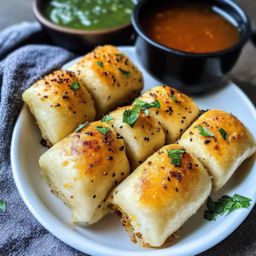 A plate of food with a bowl of sauce.