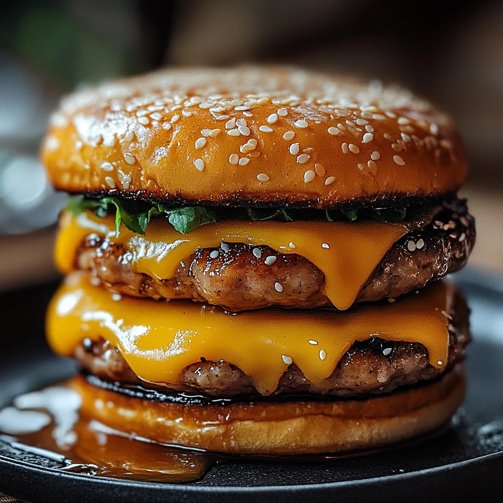 A close up of a cheeseburger with lettuce and tomato.