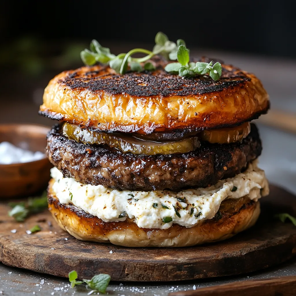 A sandwich with a slice of pineapple on top.