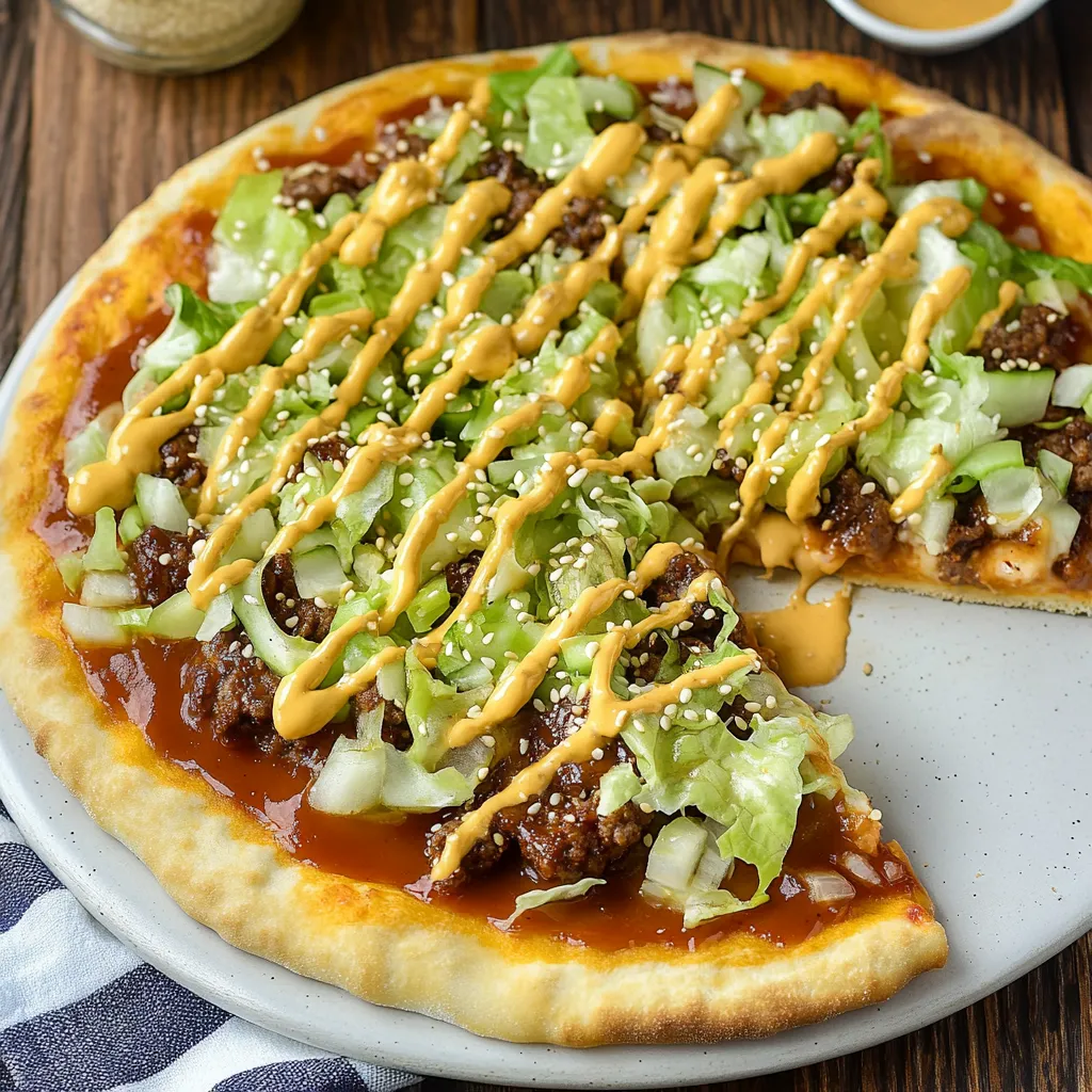A slice of pizza with lettuce and ranch dressing.
