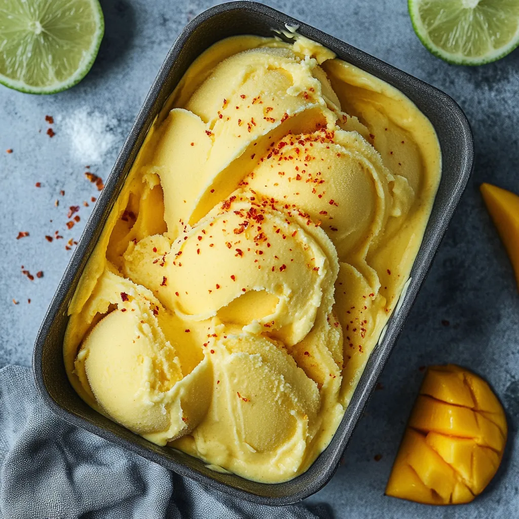 A bowl of yellow ice cream with red sprinkles.