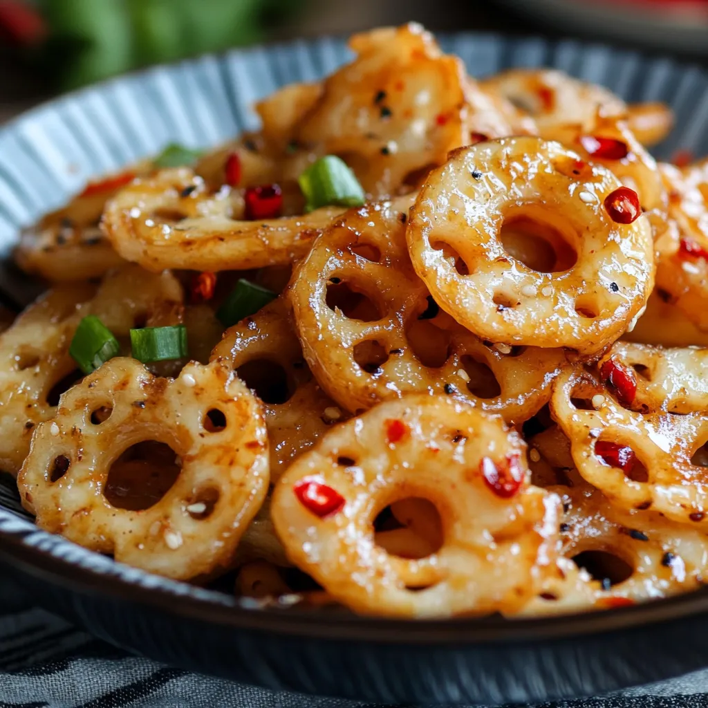 A bowl of food with a red pepper on top.
