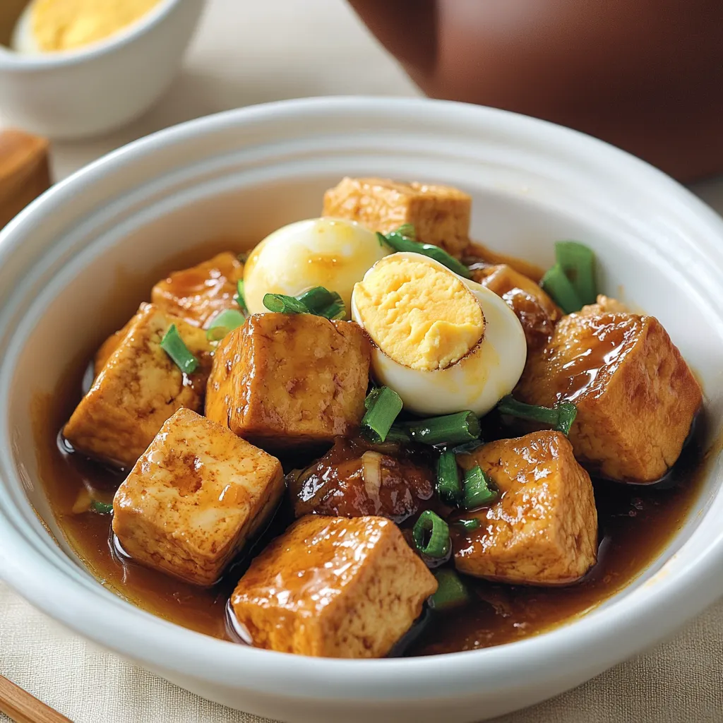 A bowl of food with a fried egg on top.