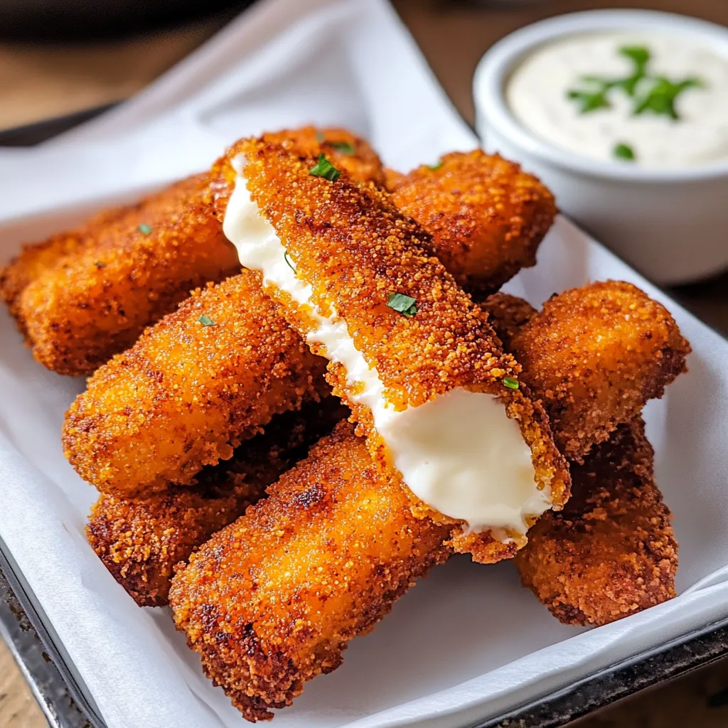 A plate of breaded food with a bowl of sauce.