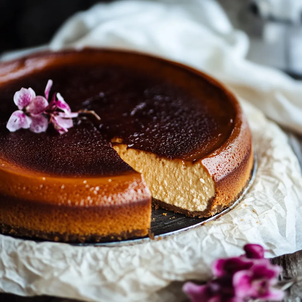 A slice of cake with a flower on top.