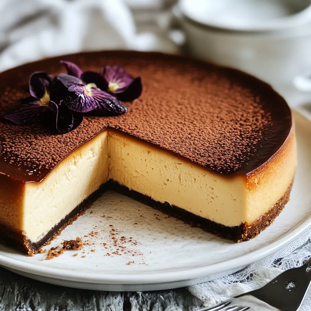 A slice of cake with a flower on top.