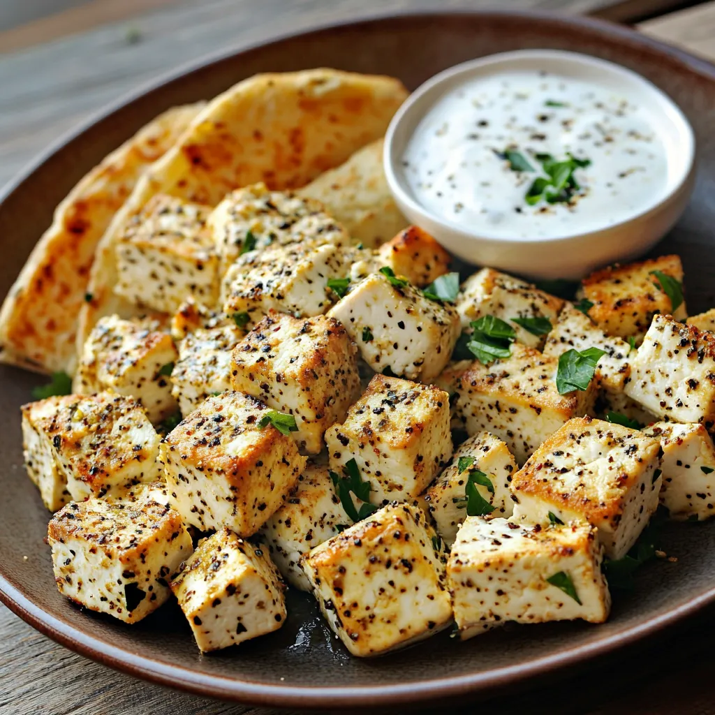 A plate of food with a bowl of sauce.