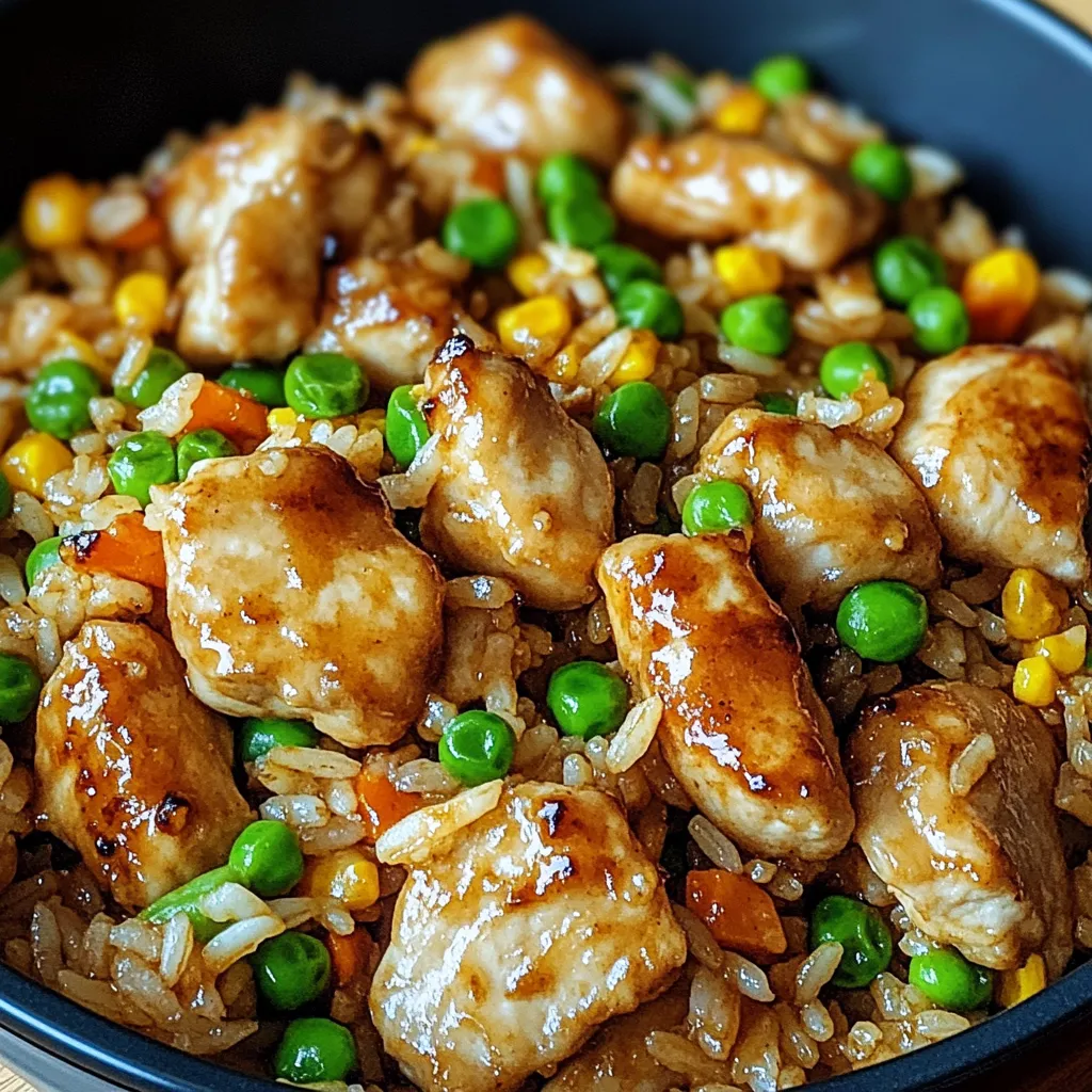 Bang Bang Chicken Fried Rice