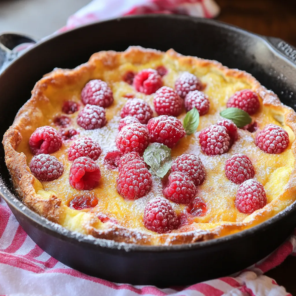A close up of a raspberry dessert.