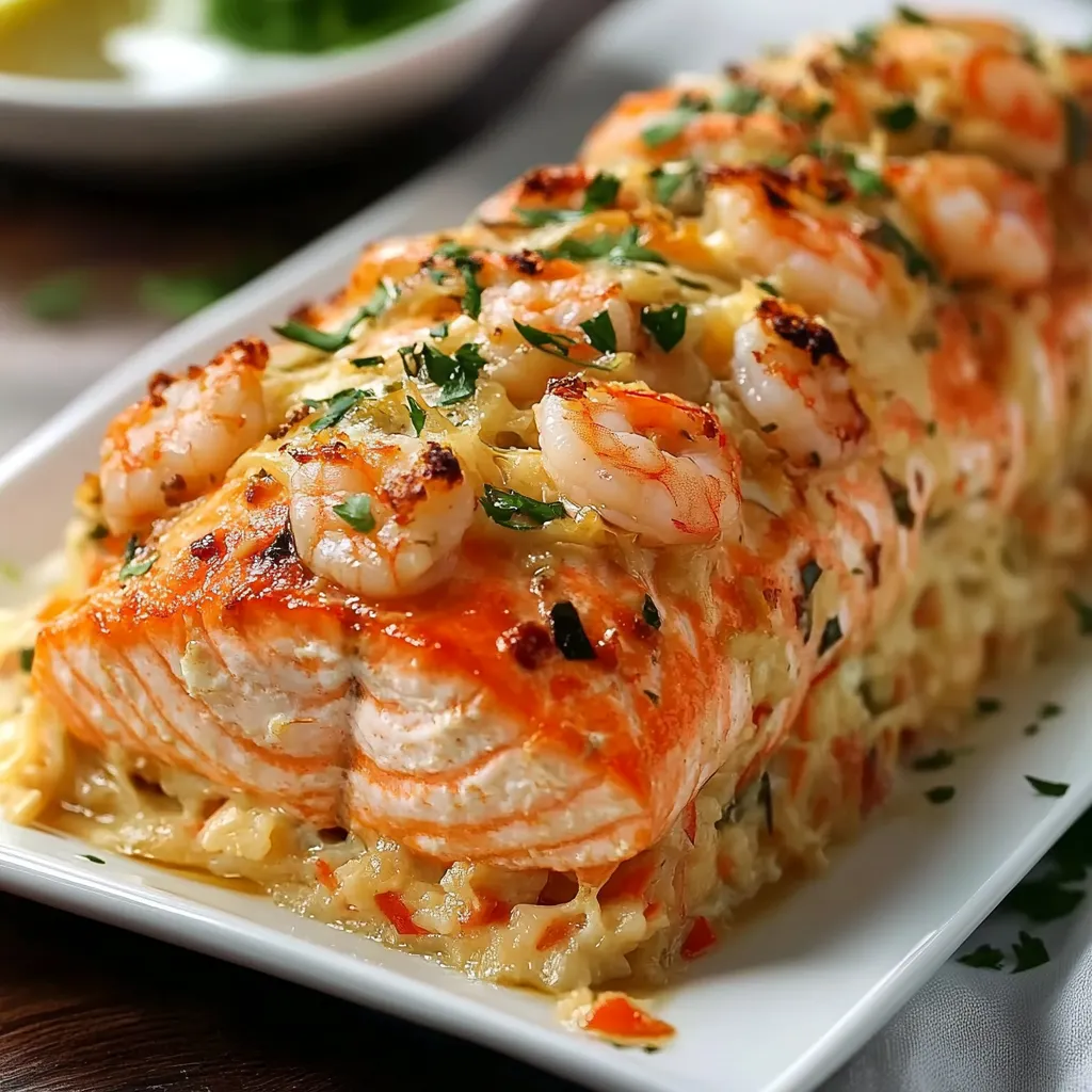 A plate of food with shrimp and sauce.