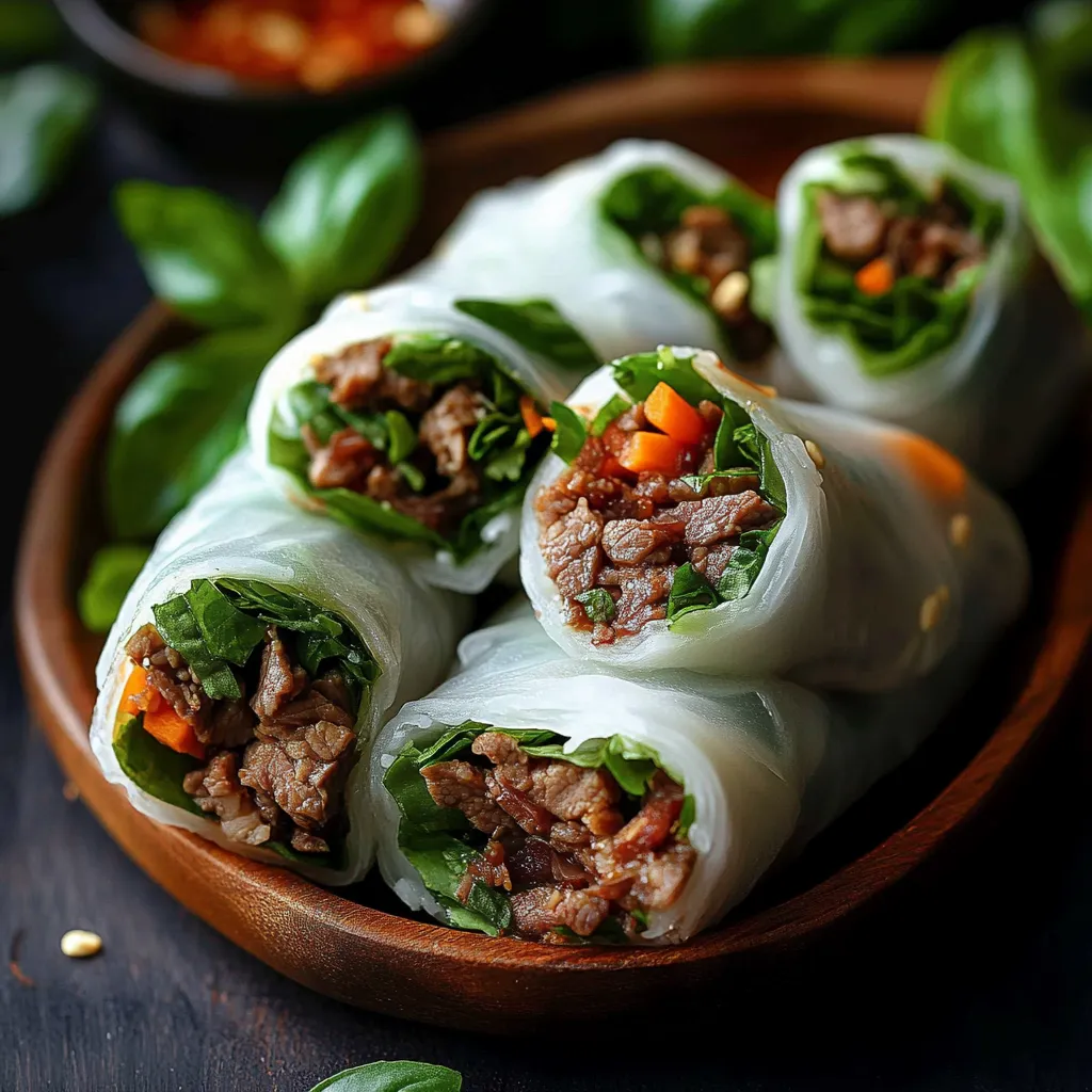 A bowl of food with a green leaf on top.