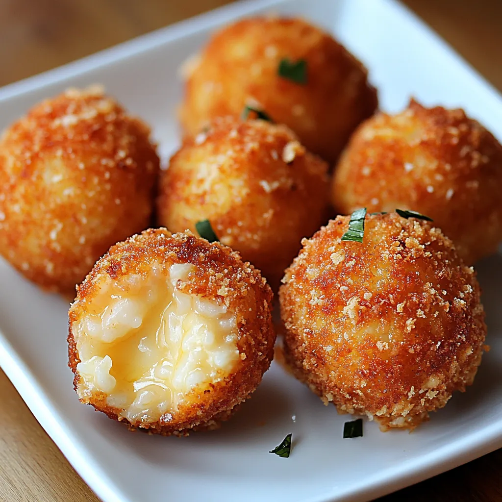 A plate of food with a cheese ball and a green herb.