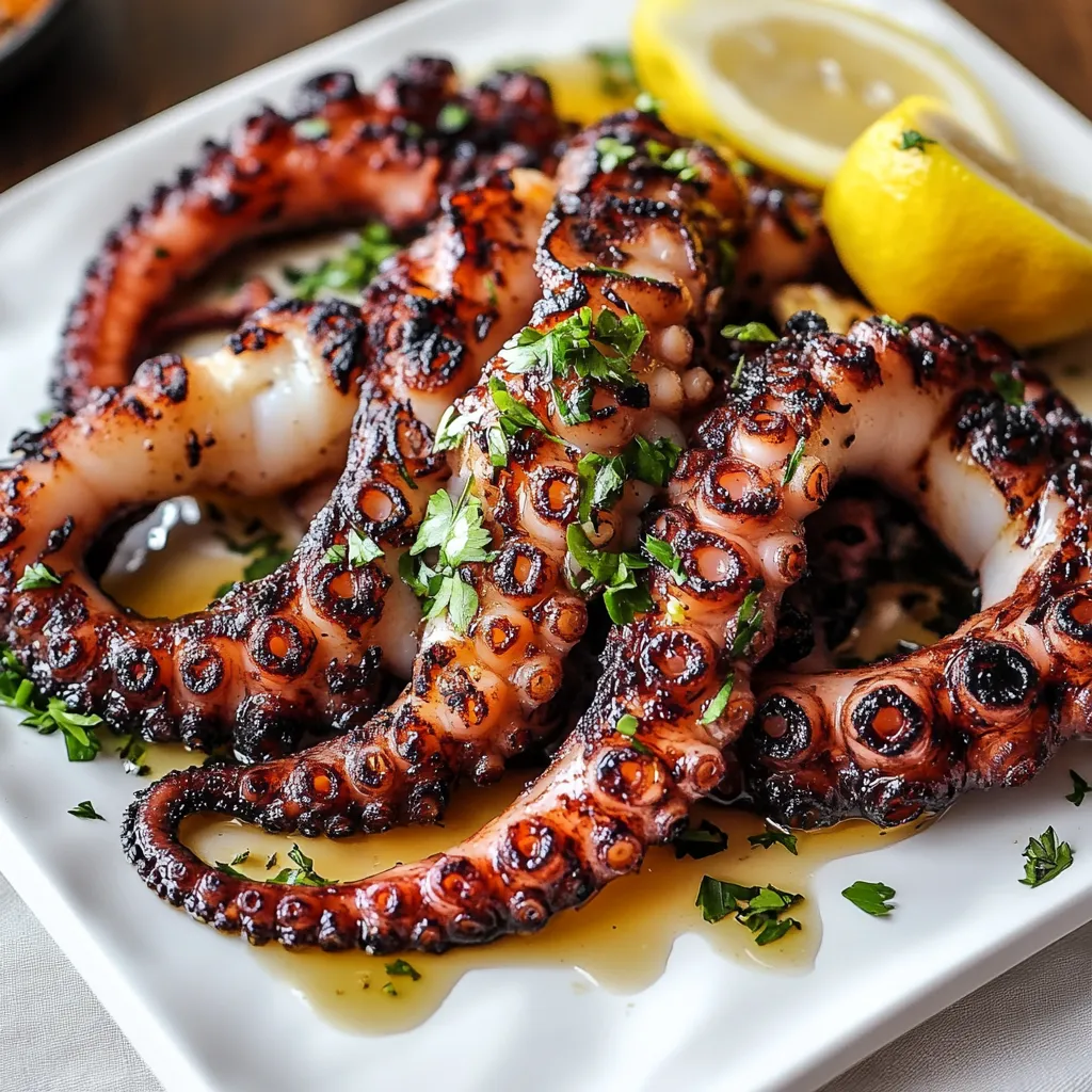 A plate of food with a lemon wedge on top.